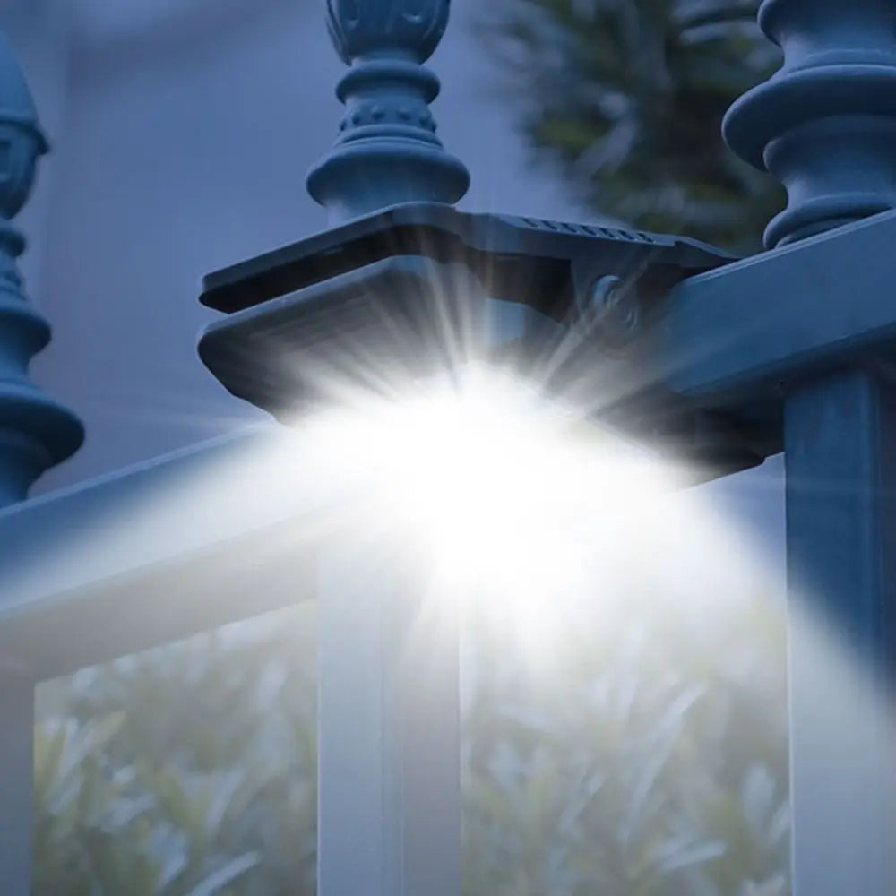 Lampe solaire avec détecteur de mouvement pour l'extérieur | Montage par clip sans outils | Lampe LED étanche | Couverture jusqu'à 30 m² | Temps de charge de 10 heures