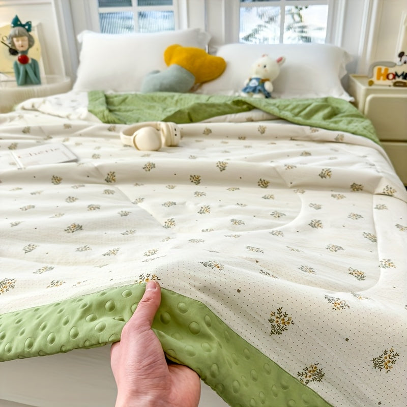 BLOOMCOOL – Couette d'été florale légère pour un confort de sommeil respirant