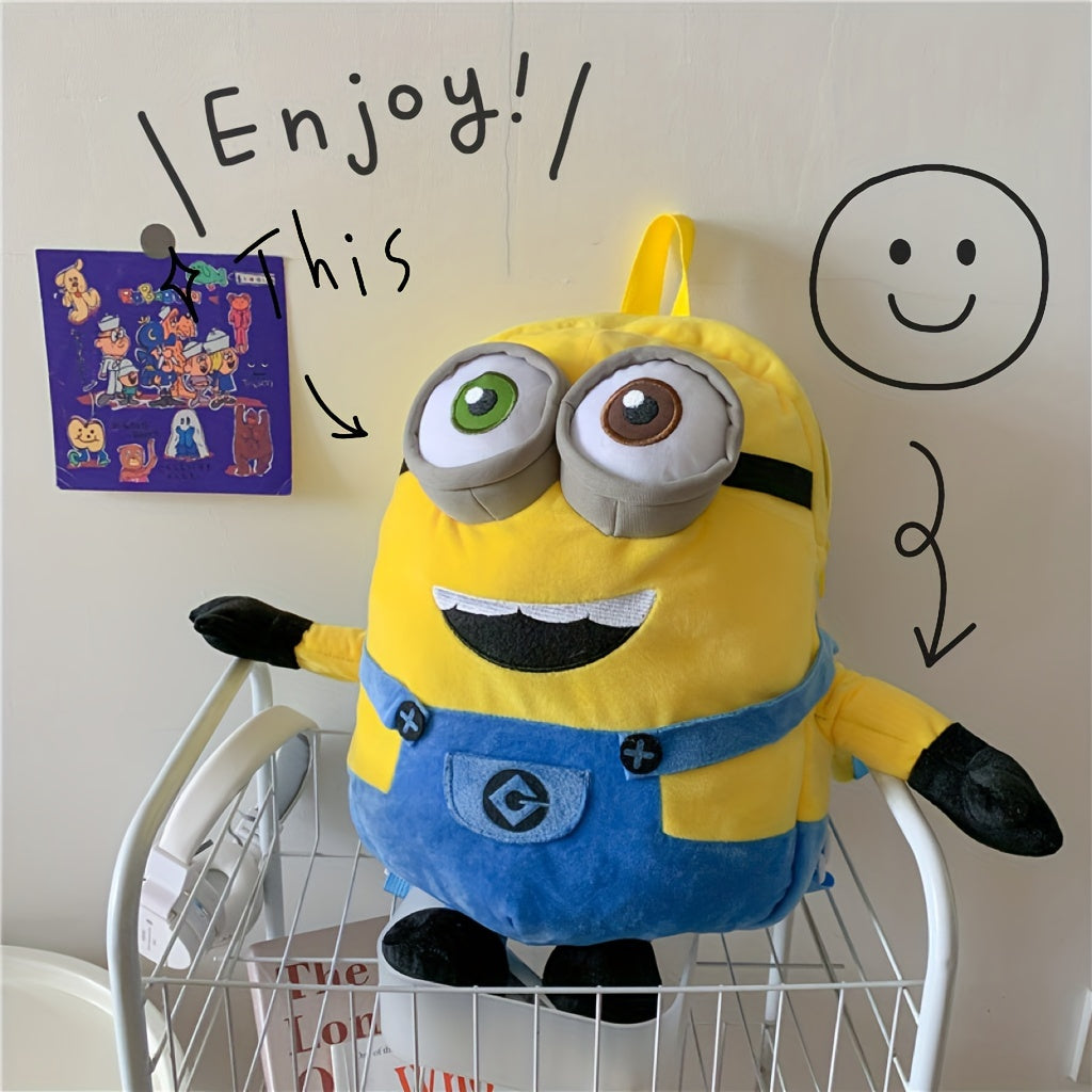 Sac à dos Minion en peluche - Pour un look mignon et pratique