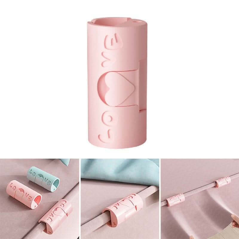 Clips décoratifs pour draps tendus et fixés en toute sécurité (x12)