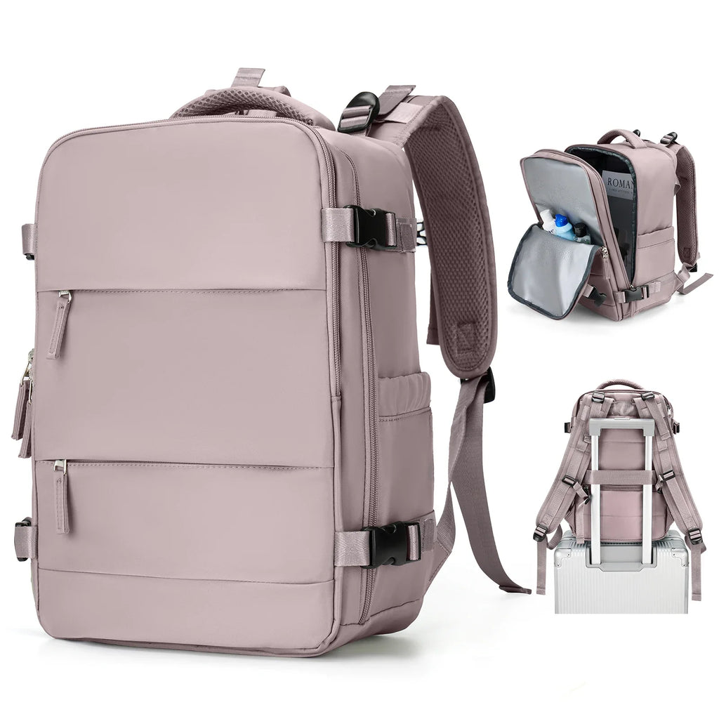 Sac à dos de voyage Travomate | Étanche & Polyvalent | Compartiment pour ordinateur portable 15,6" | Grande capacité avec séparation humide-sèche