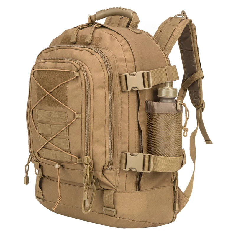 Sac à Dos Tactique 65L – Idéal pour les Aventures en Plein Air et le Camping