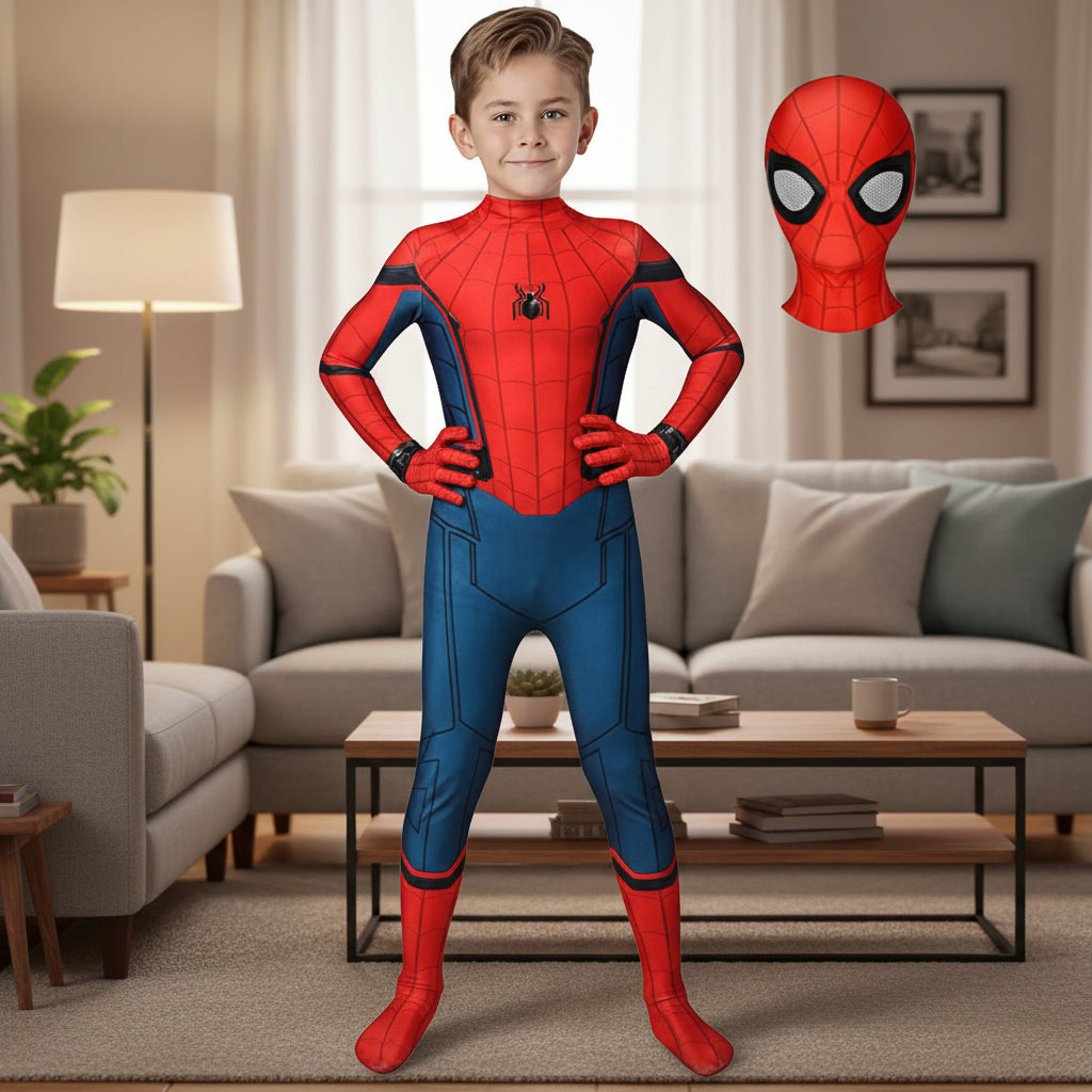ARACHNETIX – Costume de Super-Héros Authentique pour Enfants et Adultes