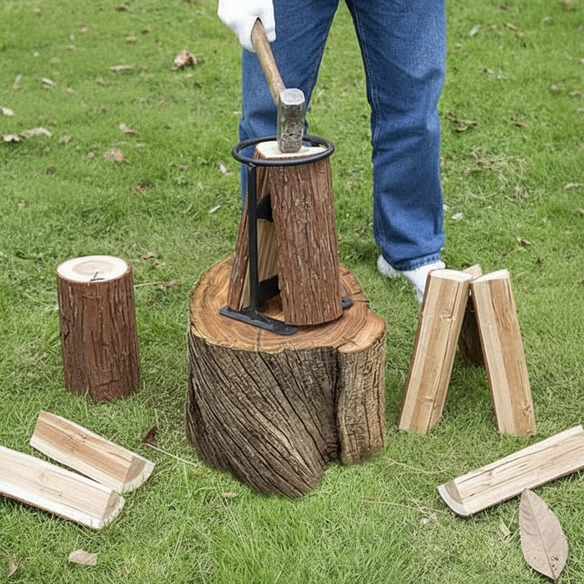 KINDLECUT – Fendeuse de bois sécurisée pour fendre du bois de chauffage sans effort