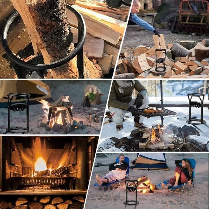 KINDLECUT – Fendeuse de bois sécurisée pour fendre du bois de chauffage sans effort