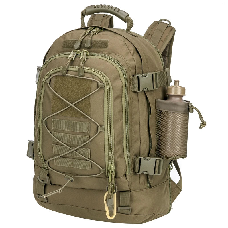 Sac à Dos Tactique 65L – Idéal pour les Aventures en Plein Air et le Camping