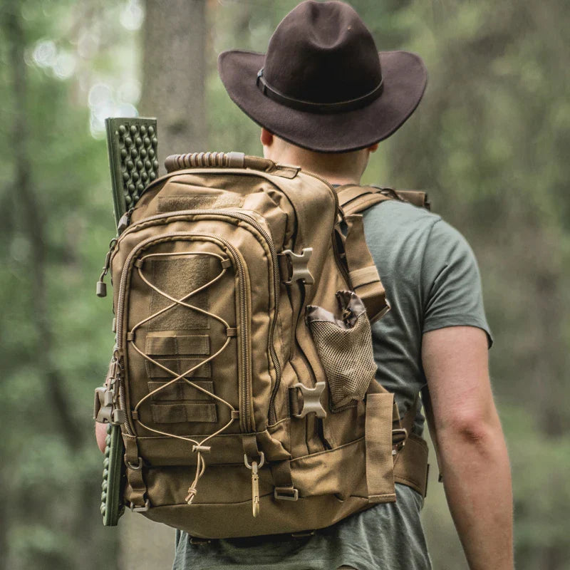 Sac à Dos Tactique 65L – Idéal pour les Aventures en Plein Air et le Camping