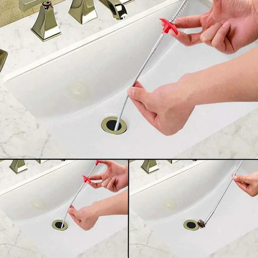 Déboucheur de canalisation avec crochet | Élimination des obstructions | ClogSnap