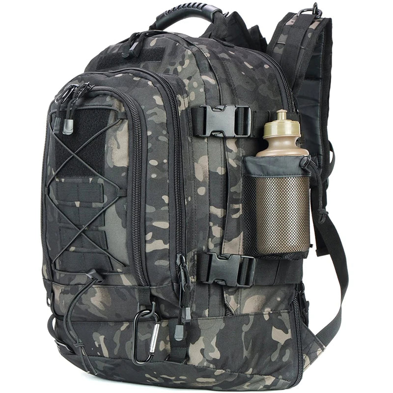 Sac à Dos Tactique 65L – Idéal pour les Aventures en Plein Air et le Camping