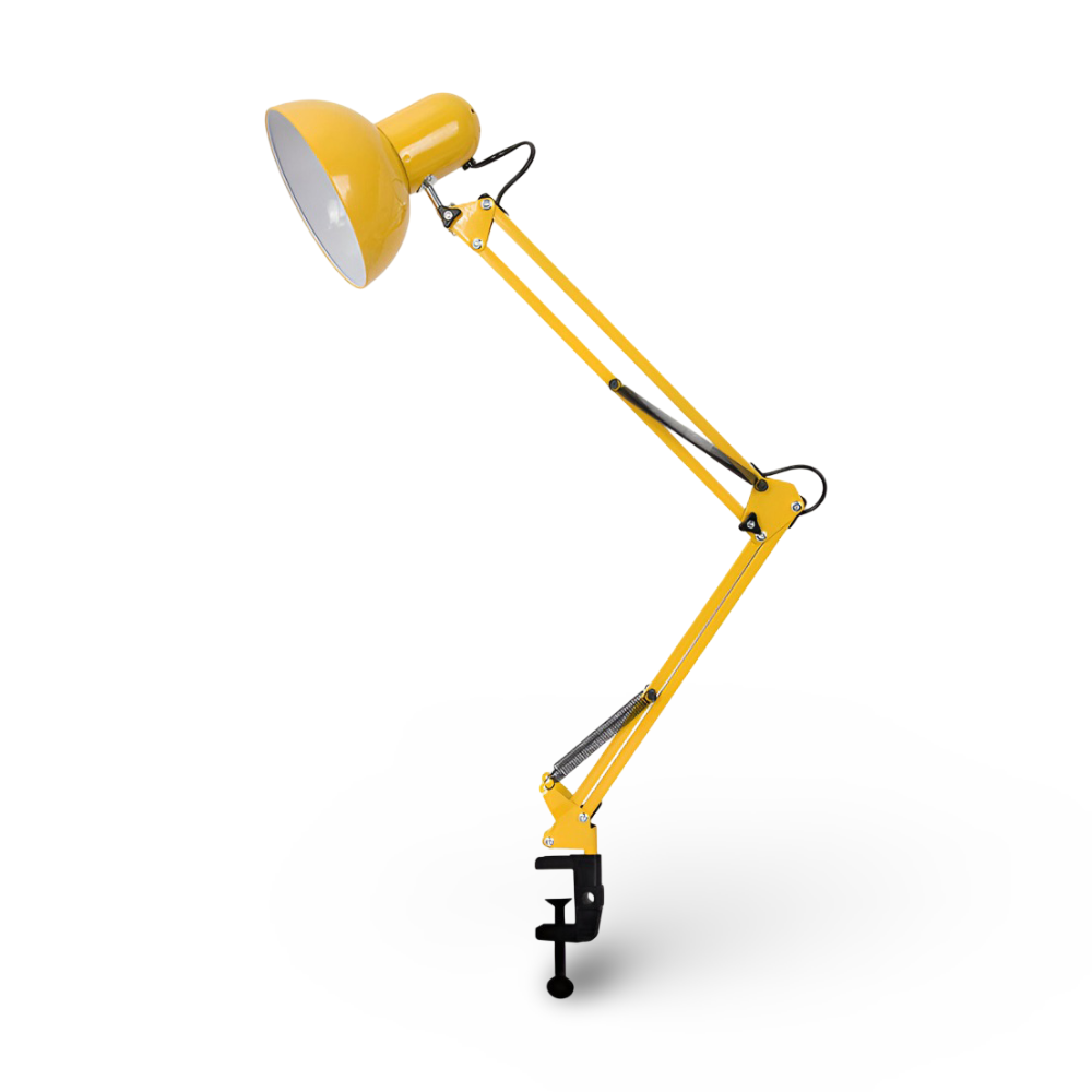 Lampe de bureau réglable avec clip – Lampe LED à bras long