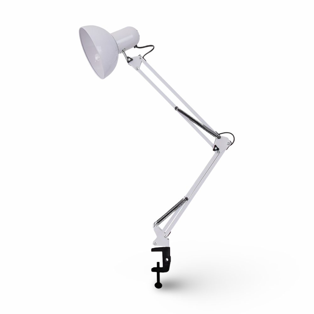 Lampe de bureau réglable avec clip – Lampe LED à bras long