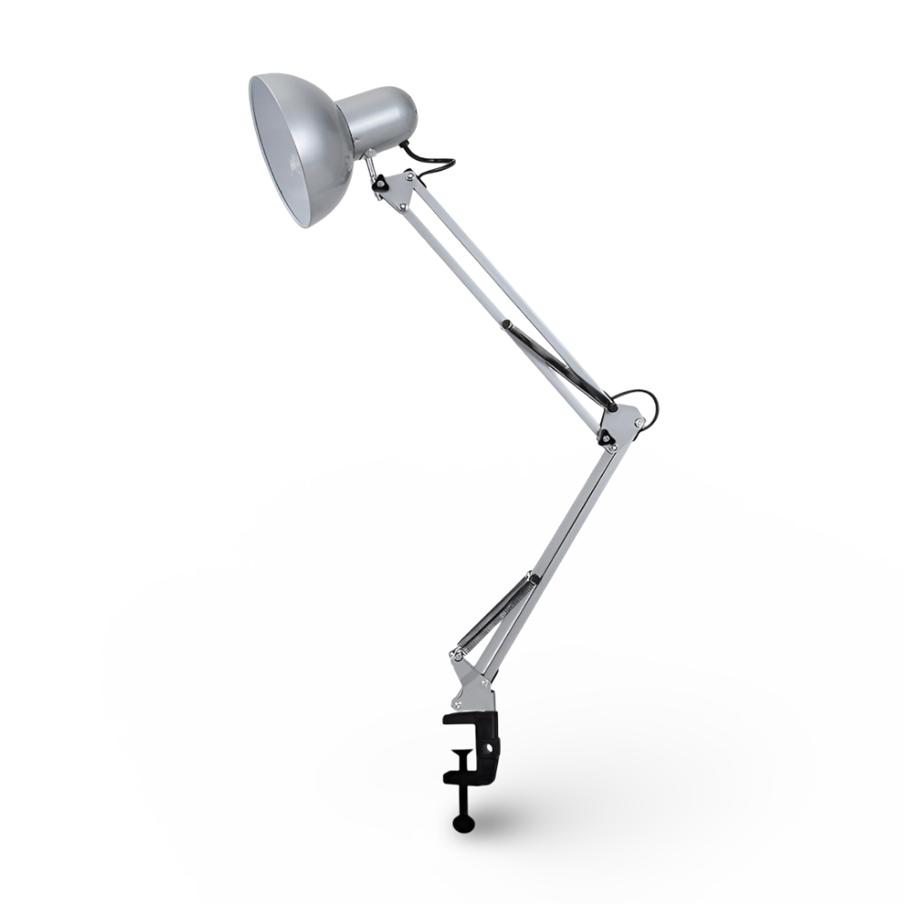 Lampe de bureau réglable avec clip – Lampe LED à bras long