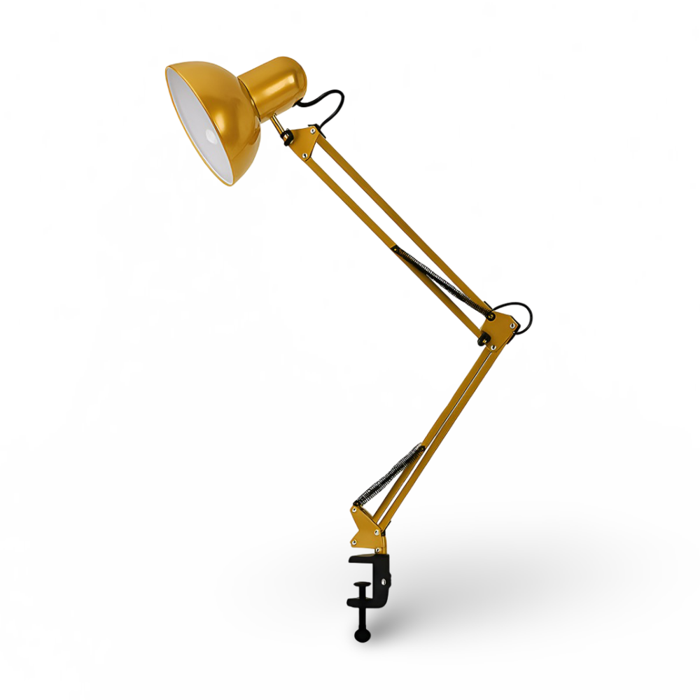 Lampe de bureau réglable avec clip – Lampe LED à bras long
