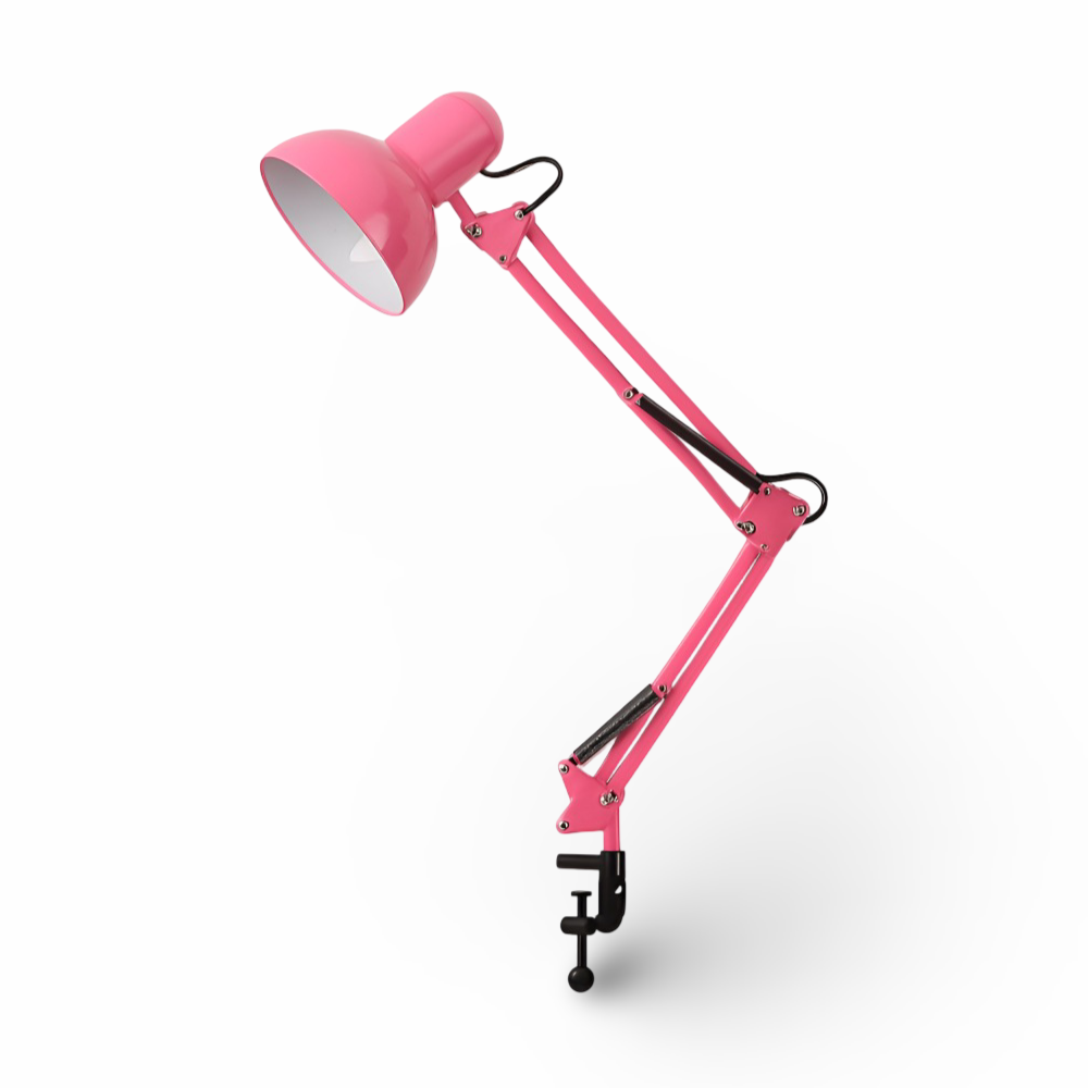 Lampe de bureau réglable avec clip – Lampe LED à bras long