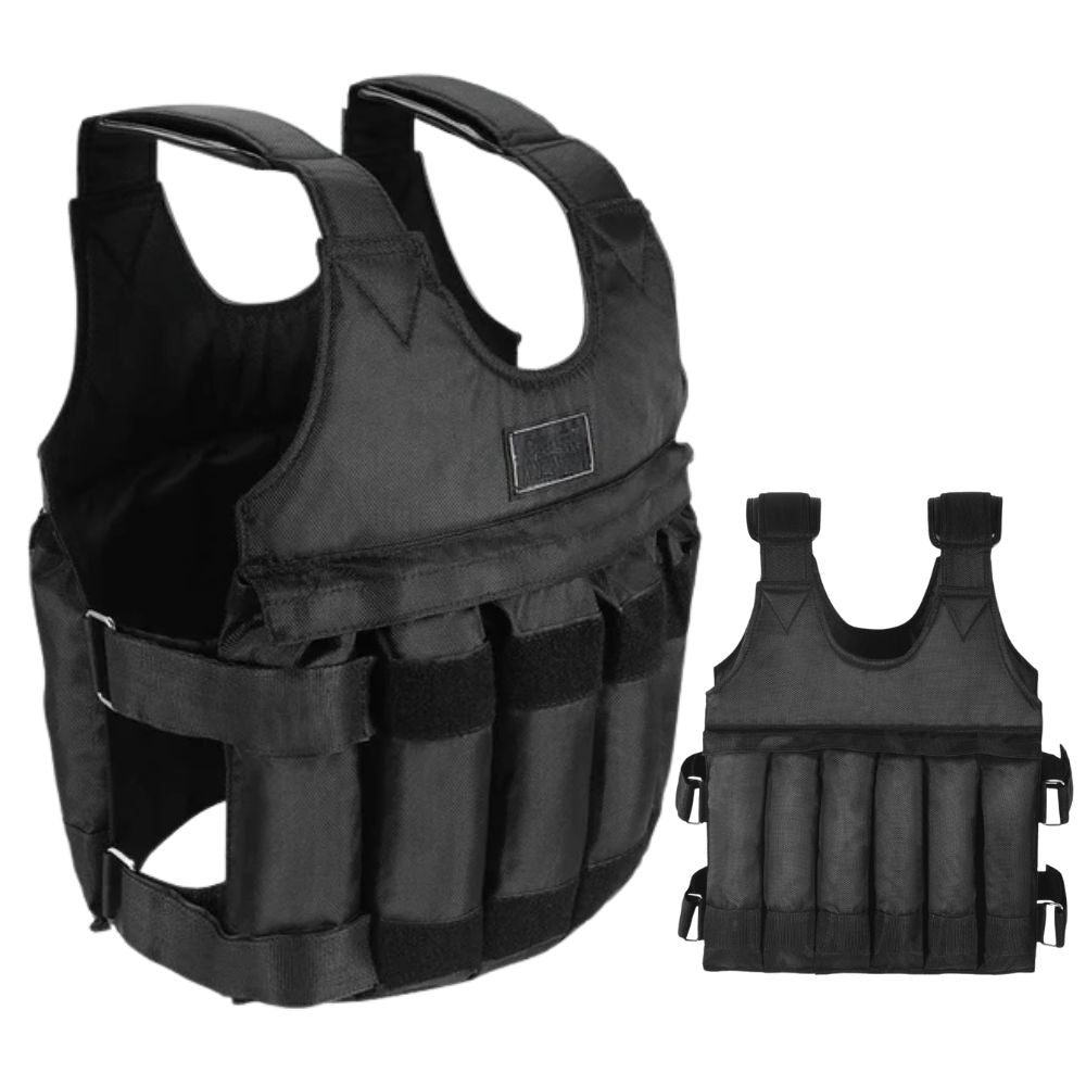 POWERWEAR – Gilet de poids ajustable de 110 lb pour un entraînement amélioré