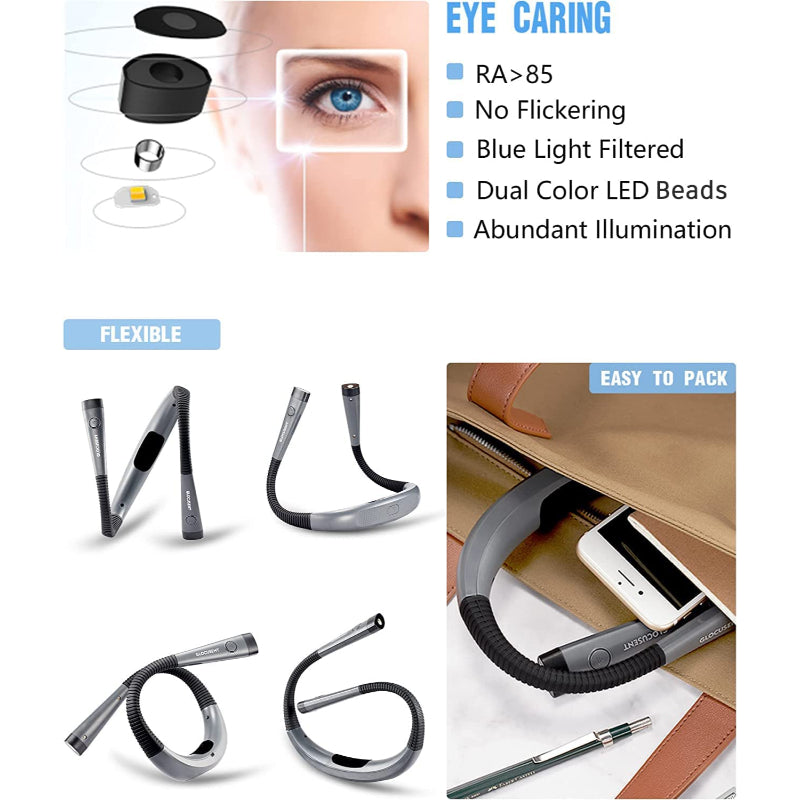 LUMINEX – Lampe de lecture rechargeable et réglable