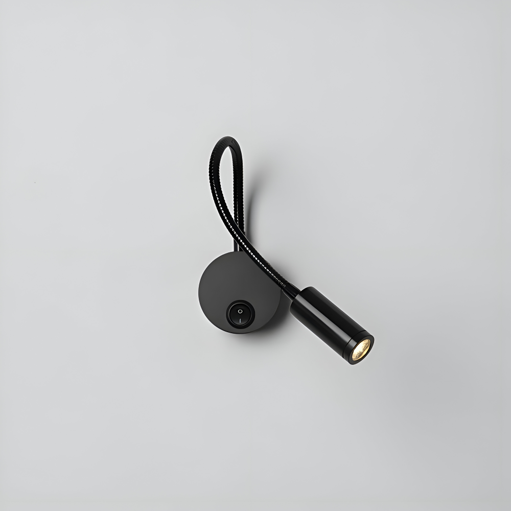 Lampe murale LED avec col de cygne – lampe de lecture réglable pour le lit