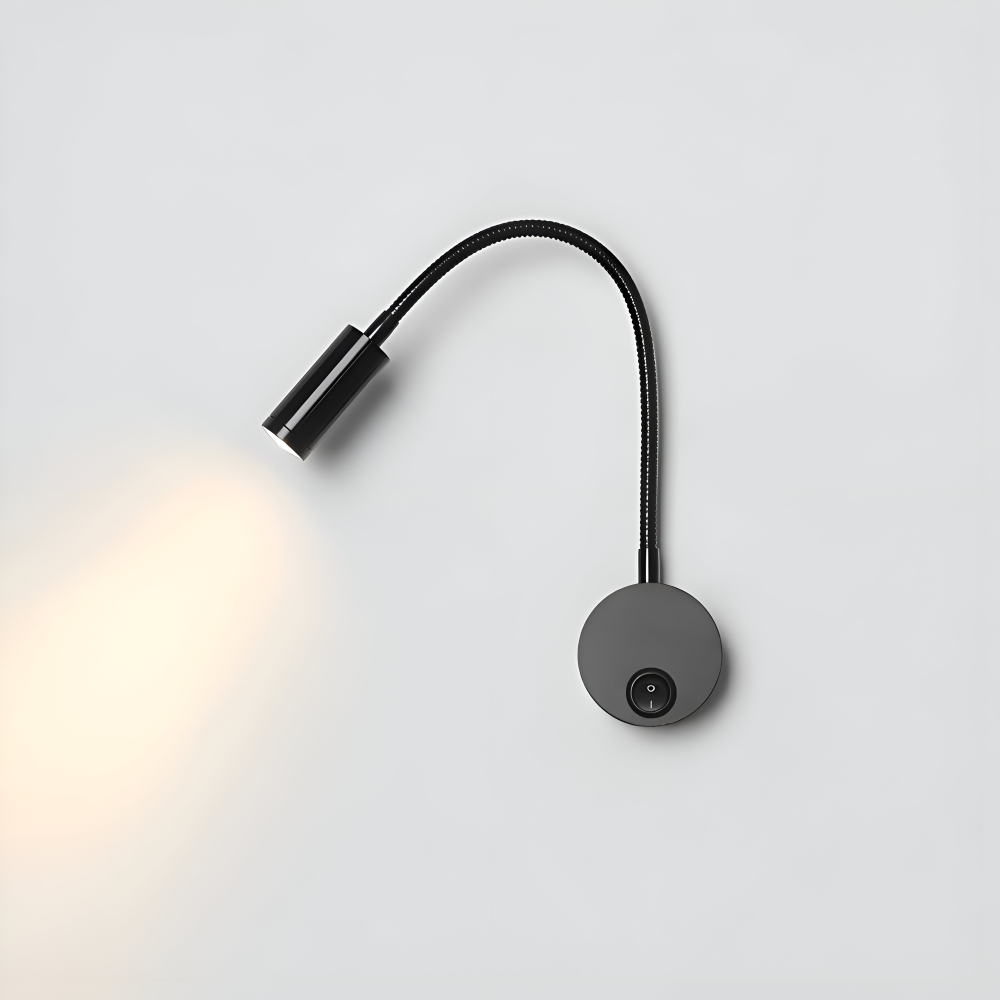 Lampe murale LED avec col de cygne – lampe de lecture réglable pour le lit