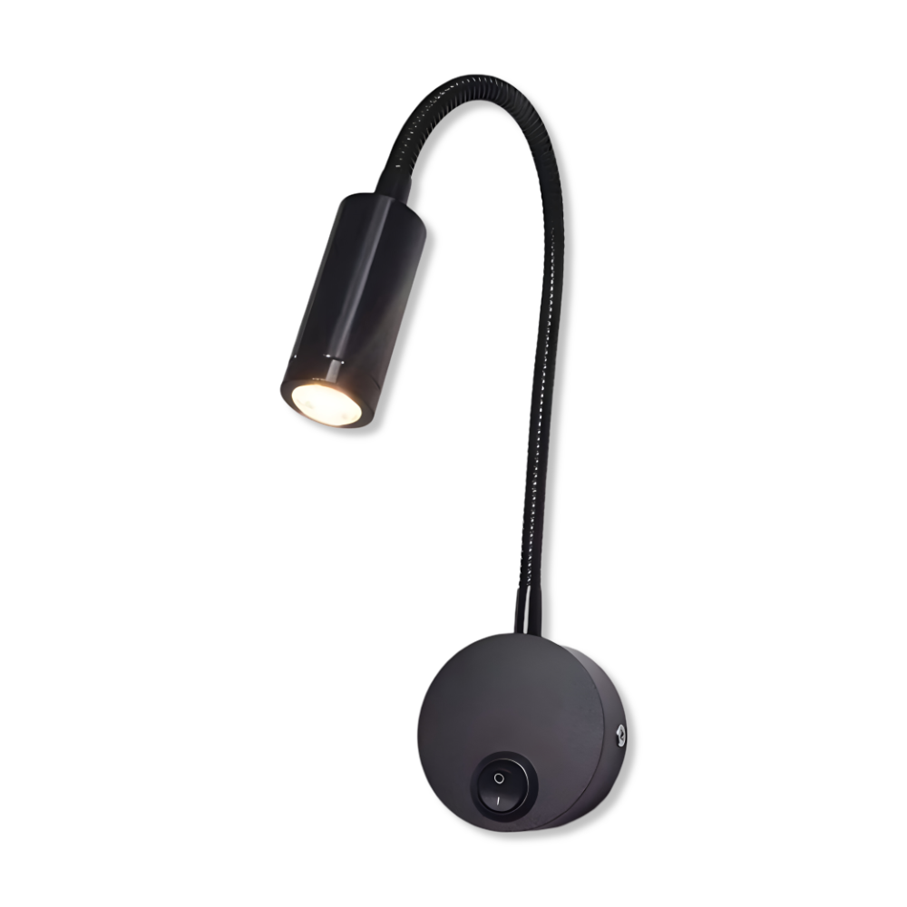 Lampe murale LED avec col de cygne – lampe de lecture réglable pour le lit