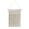 Calendrier de l'Avent en Coton avec 24 Poches – Décoration de Noël Durable et Réutilisable