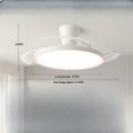 Ventilateur de plafond LED moderne