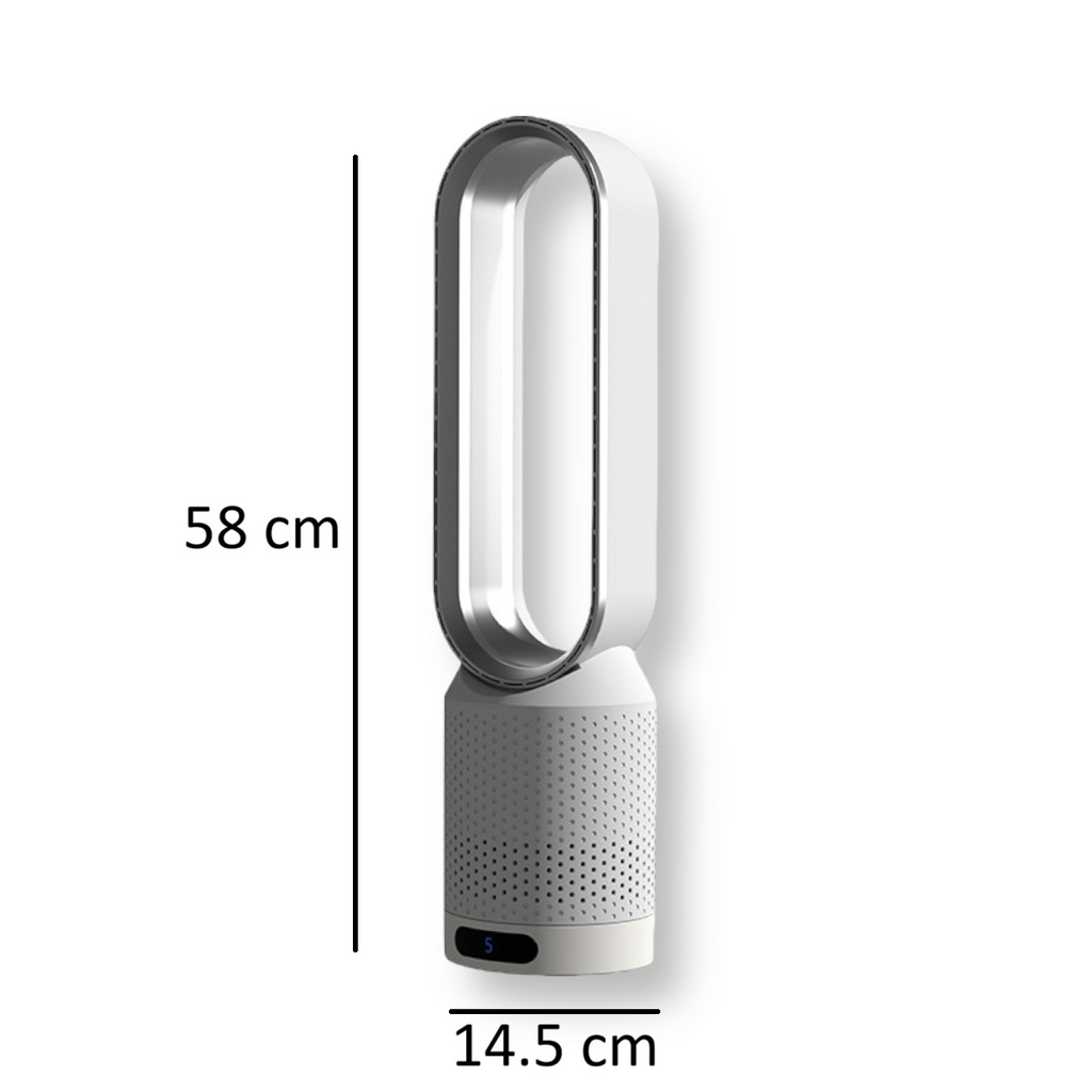 Refroidisseur d'air et purificateur d'air 3 en 1 sans pales