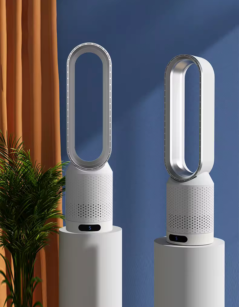 Refroidisseur d'air et purificateur d'air 3 en 1 sans pales