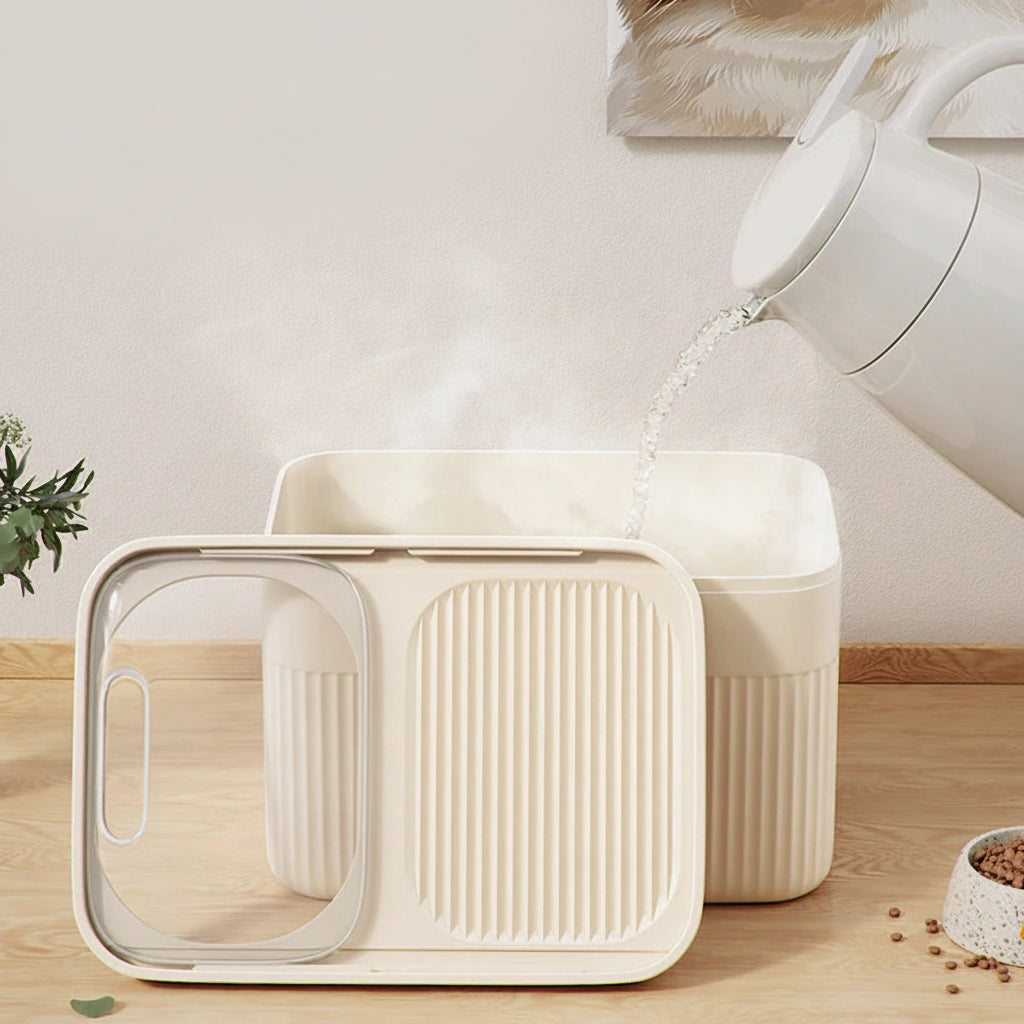 PAWSEAL - Conteneur de stockage hermétique pour aliments pour animaux sans BPA
