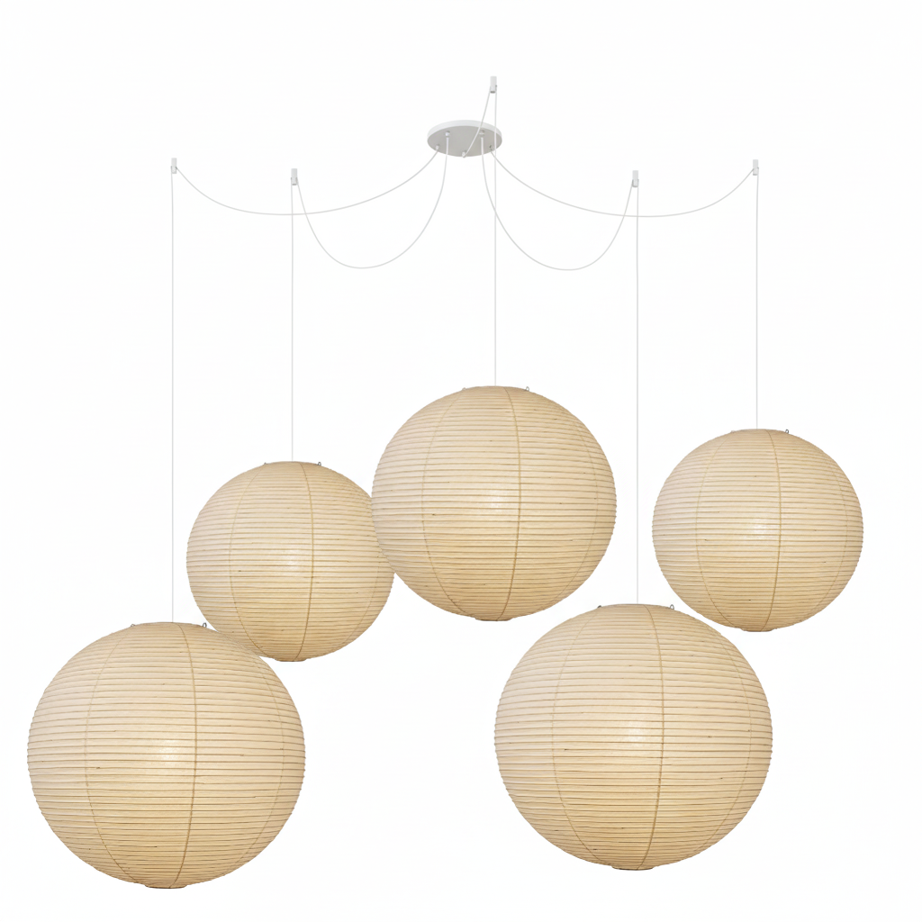Suspension Akari A Series - Lampes suspendues japonaises contemporaines