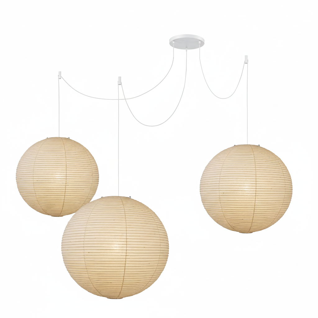 Suspension Akari A Series - Lampes suspendues japonaises contemporaines