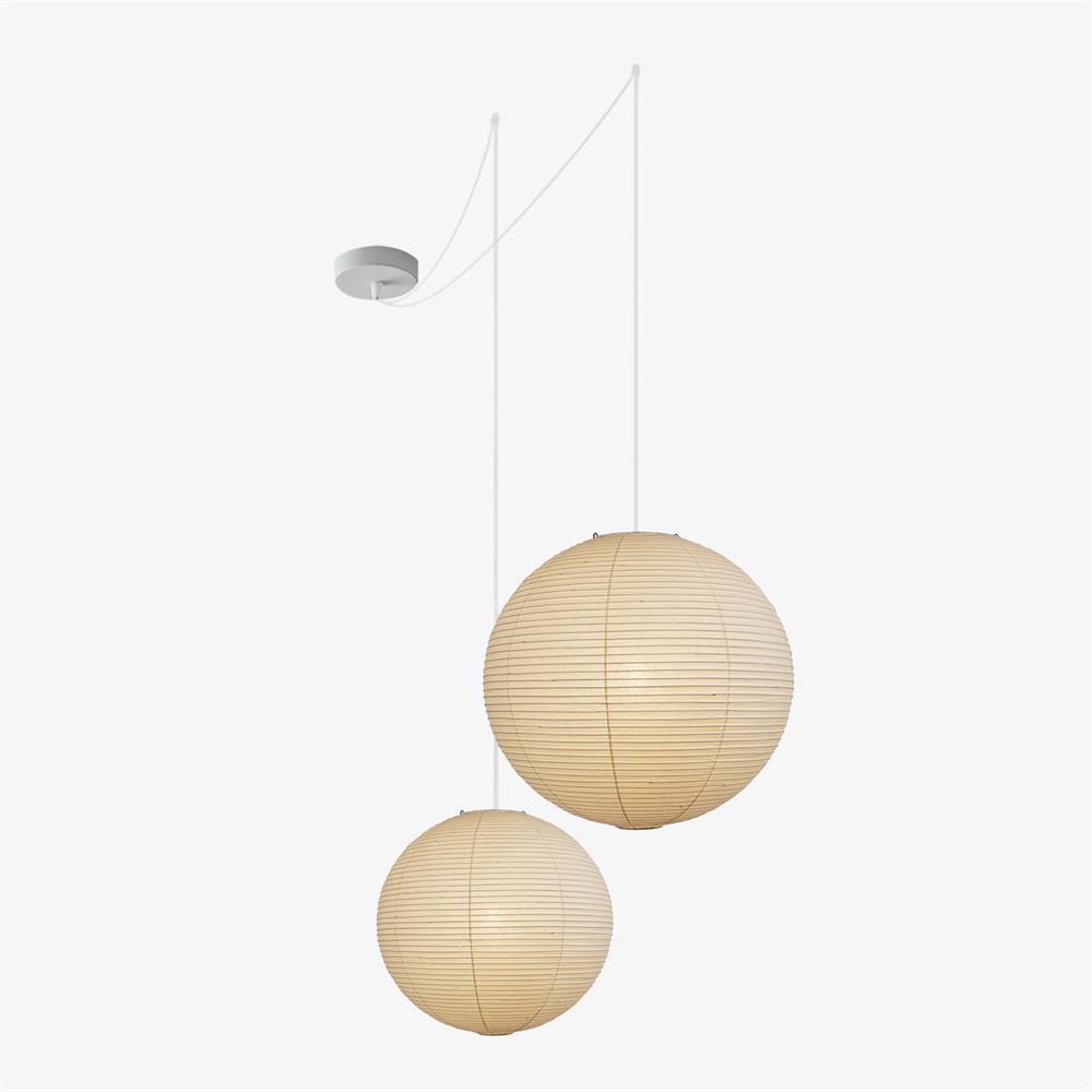 Suspension Akari A Series - Lampes suspendues japonaises contemporaines
