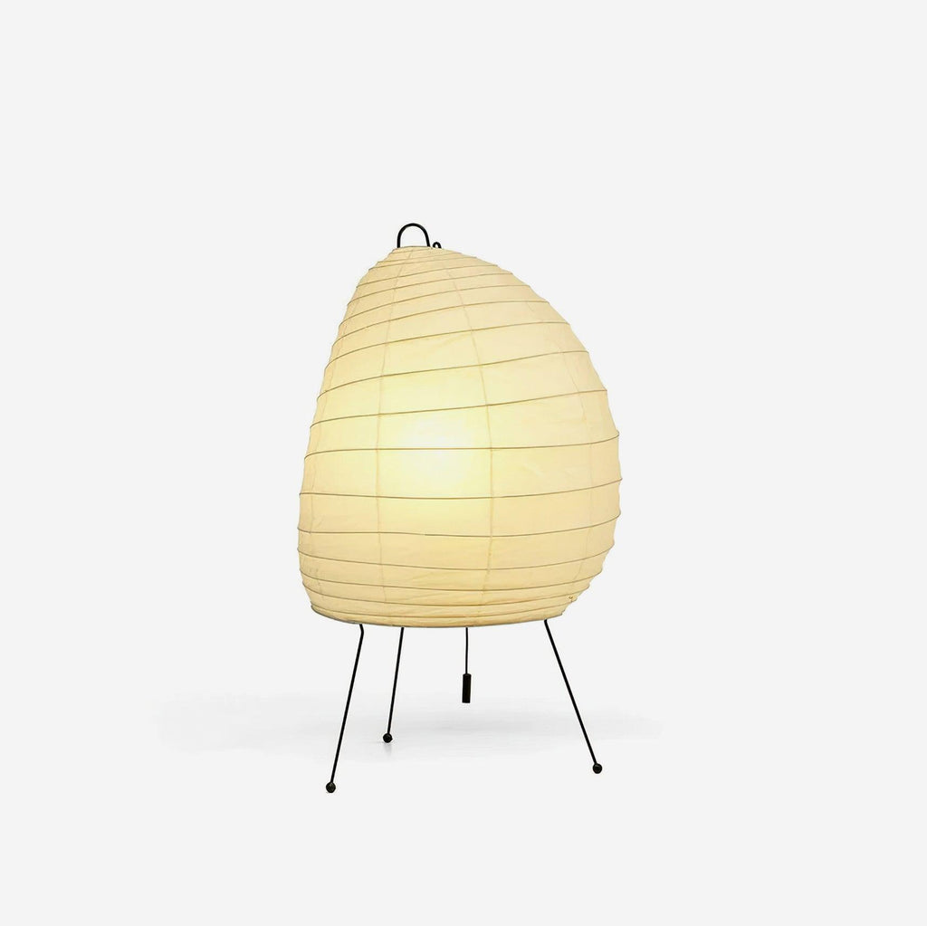 Lampe de Table Akari Washi - Lampe de Chevet Élégante avec Lumière Ambiante Douce