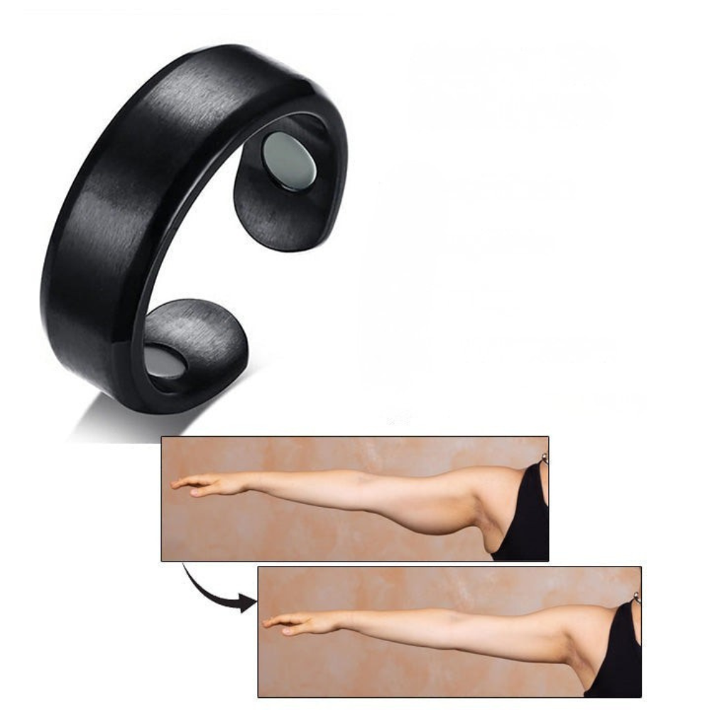 Anneau d'Acupression | Stimulation de Massage des Mains | Anneau de Confort Réglable | MagneticTherapy