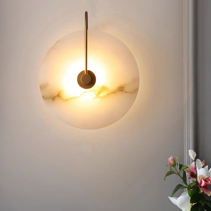 Lampe LED en Alabastre pour Mur – Élégance et Calme dans la Lumière
