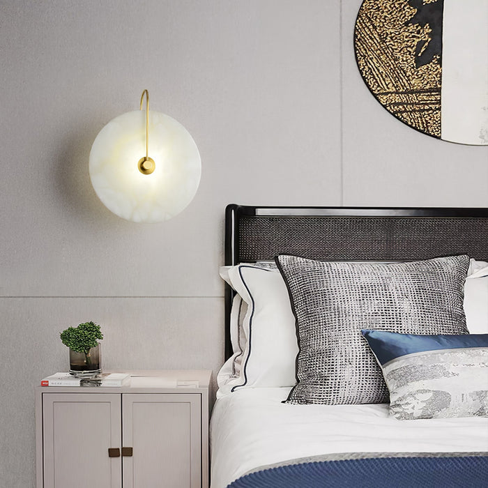 Lampe LED en Alabastre pour Mur – Élégance et Calme dans la Lumière