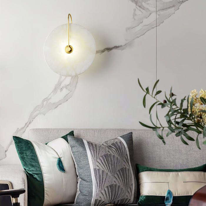 Lampe LED en Alabastre pour Mur – Élégance et Calme dans la Lumière