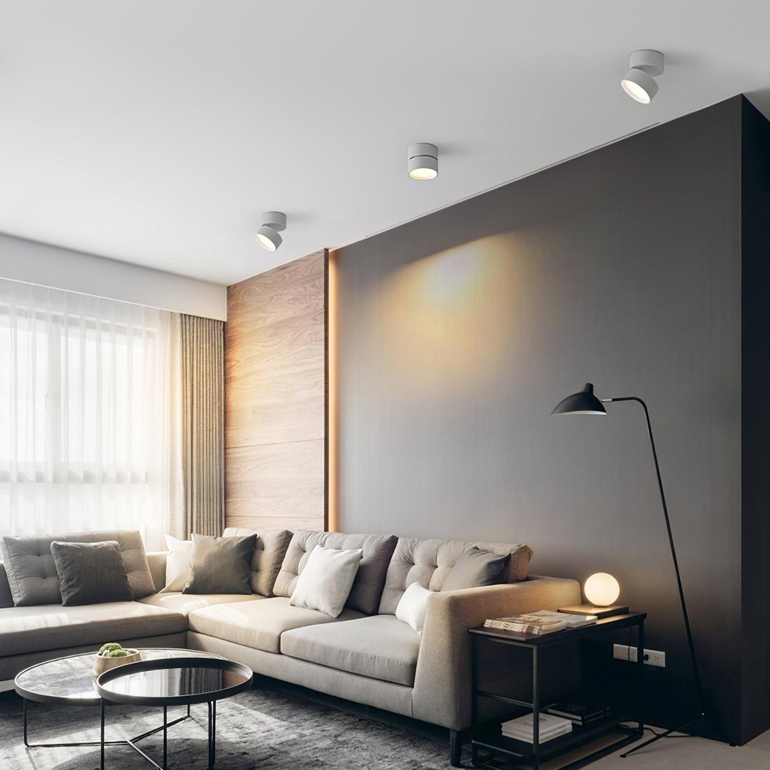 Projecteur LED ajustable et élégant pour plafonds modernes
