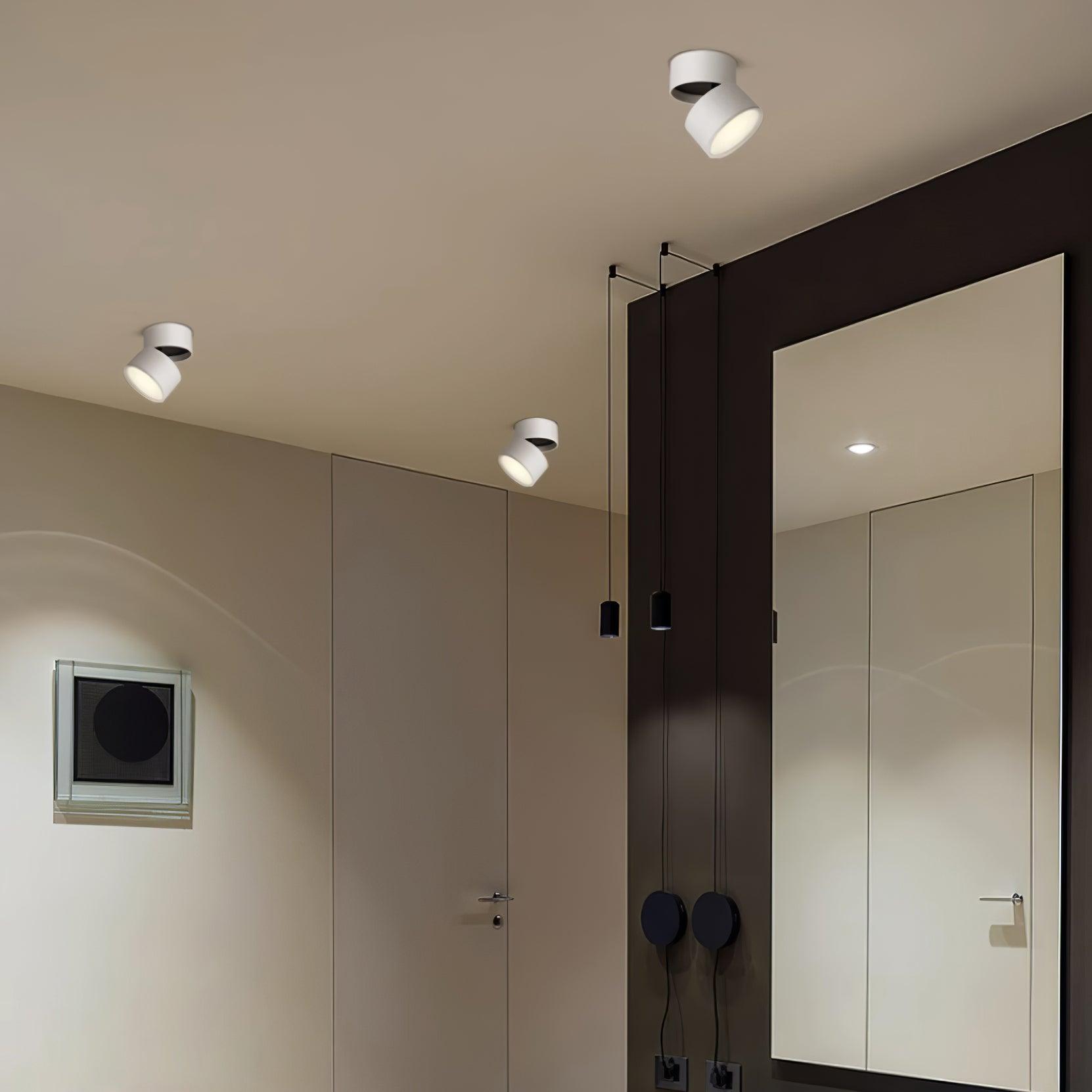 Projecteur LED ajustable et élégant pour plafonds modernes