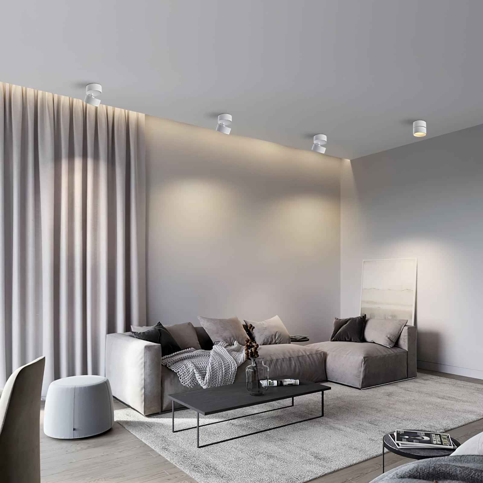 Projecteur LED ajustable et élégant pour plafonds modernes