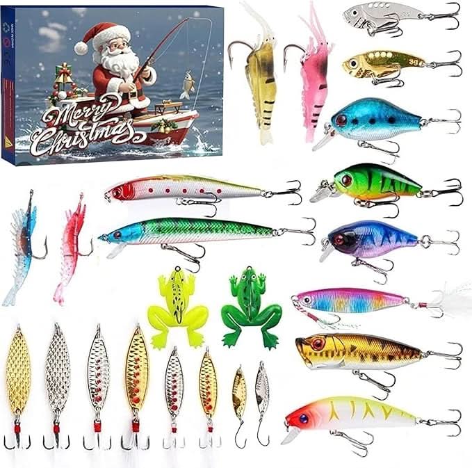 FISHMAS – Calendrier de l'Avent de 24 jours pour équipements de pêche 2026