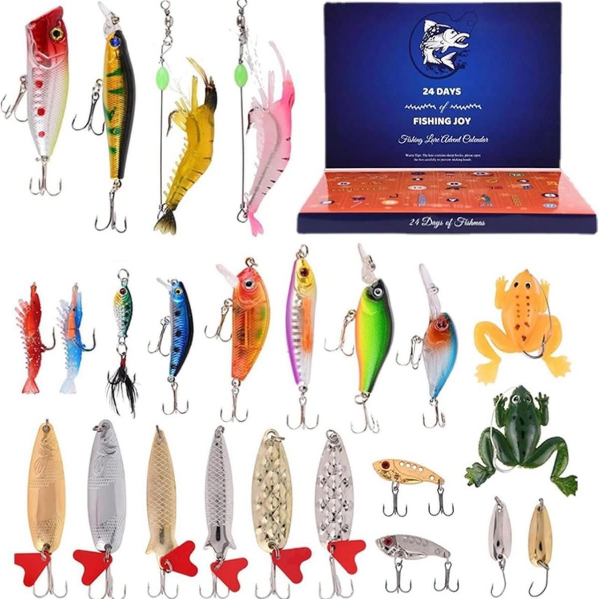 FISHMAS – Calendrier de l'Avent de 24 jours pour équipements de pêche 2026