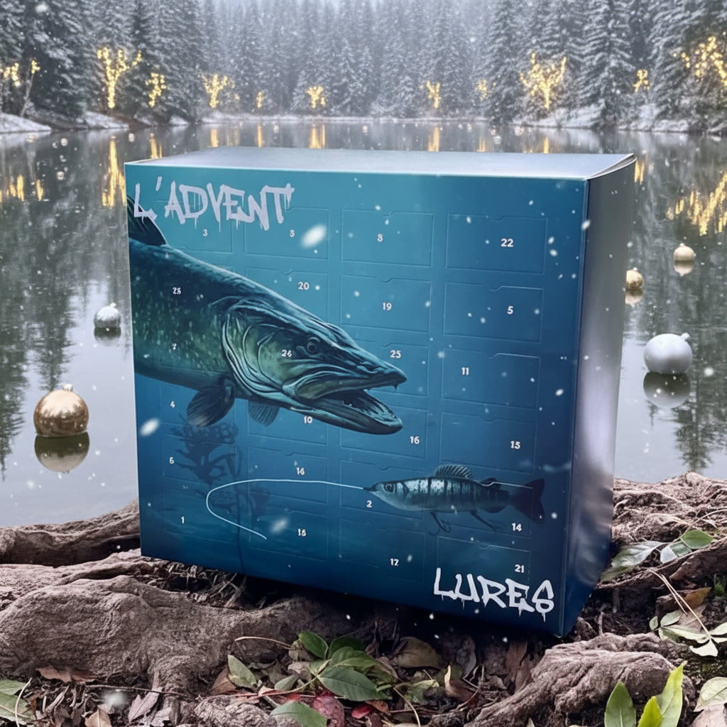 FISHMAS – Calendrier de l'Avent de 24 jours pour équipements de pêche 2026