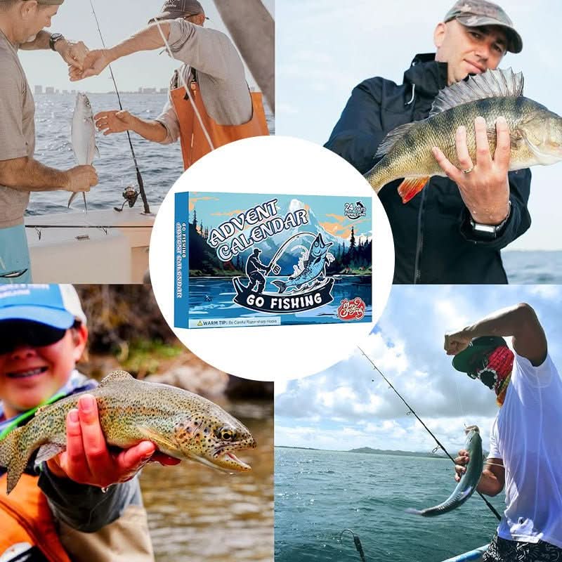 FISHMAS – Calendrier de l'Avent de 24 jours pour équipements de pêche 2026