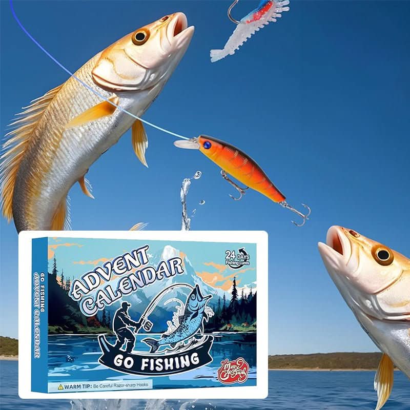 FISHMAS – Calendrier de l'Avent de 24 jours pour équipements de pêche 2026