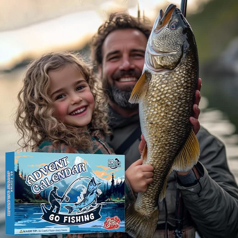 FISHMAS – Calendrier de l'Avent de 24 jours pour équipements de pêche 2026
