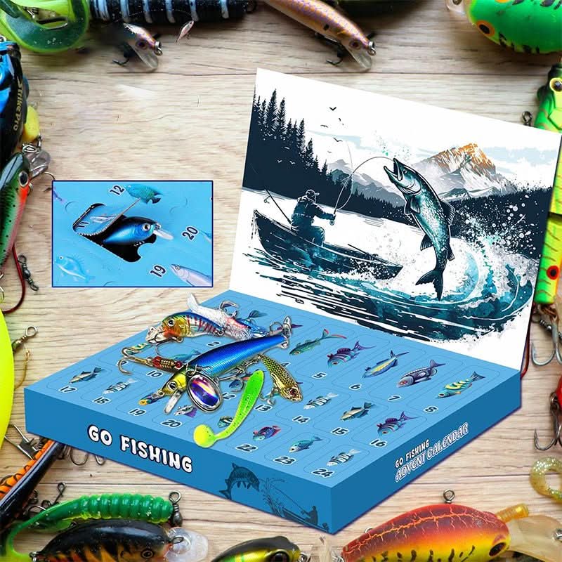 FISHMAS – Calendrier de l'Avent de 24 jours pour équipements de pêche 2026