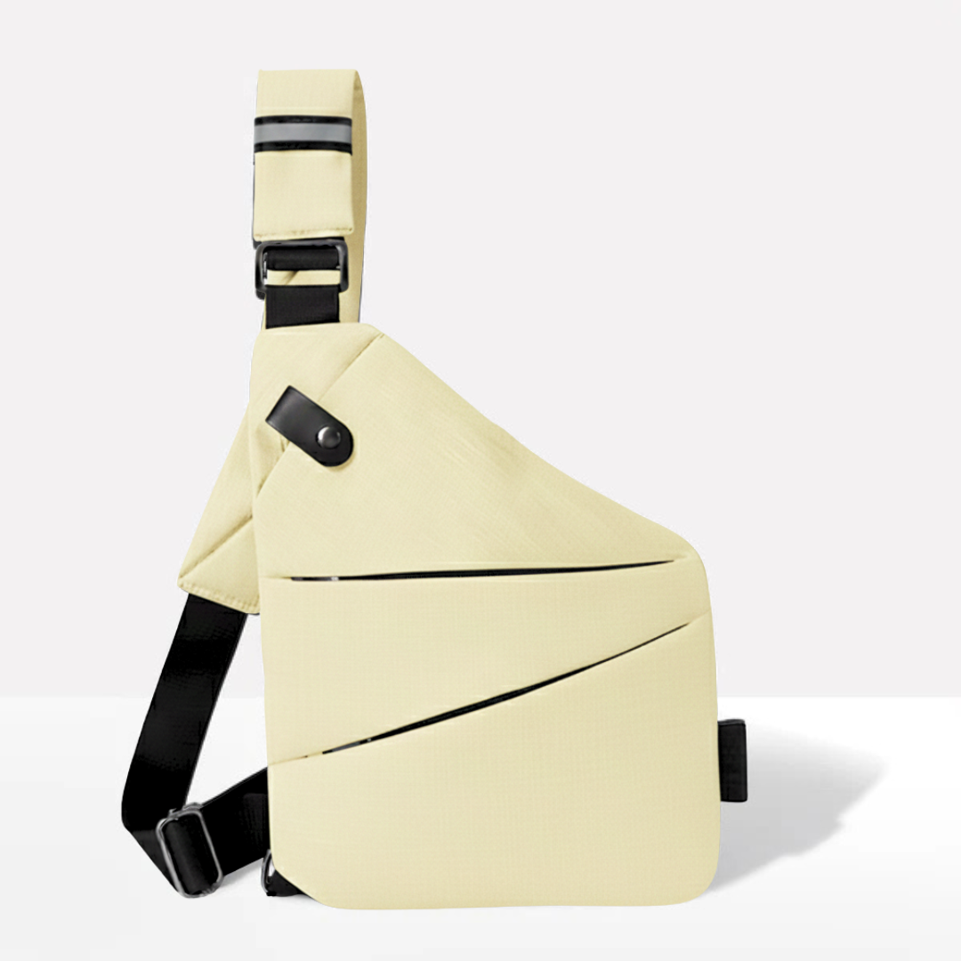 VOGUELOCK - Sac bandoulière noir élégant avec protection RFID et construction imperméable