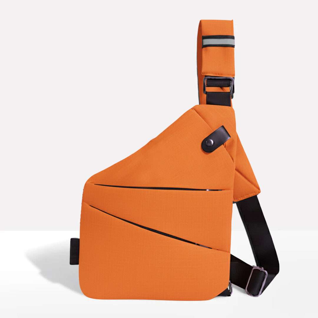 VOGUELOCK - Sac bandoulière noir élégant avec protection RFID et construction imperméable