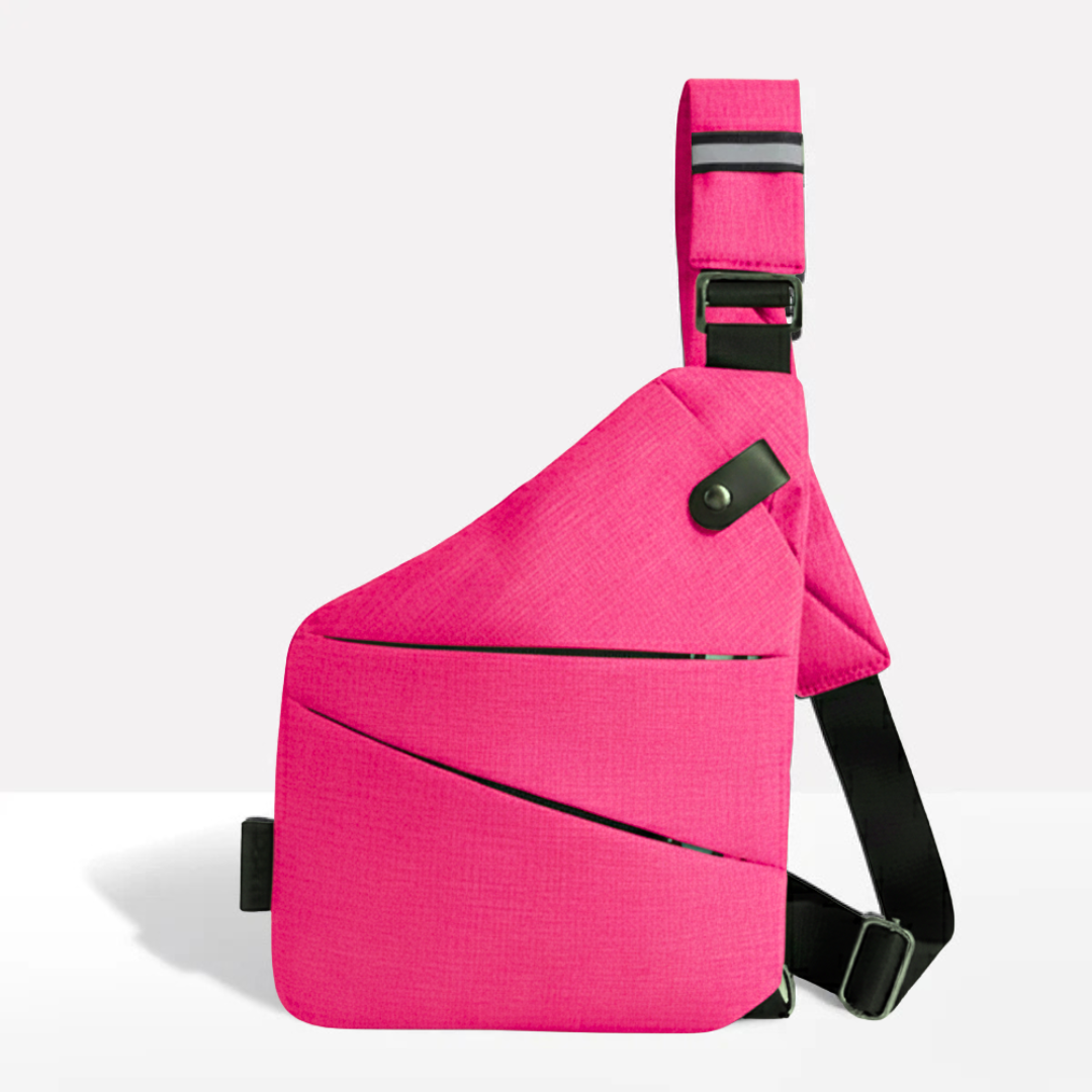 VOGUELOCK - Sac bandoulière noir élégant avec protection RFID et construction imperméable