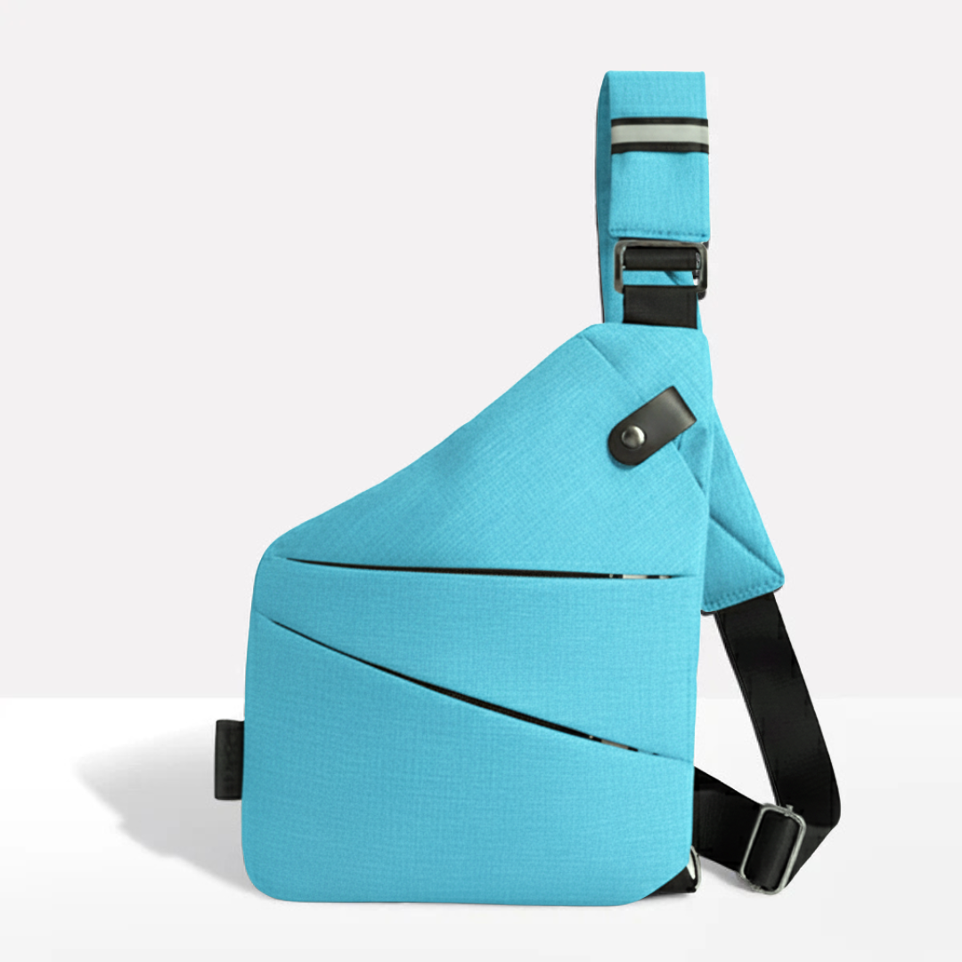 VOGUELOCK - Sac bandoulière noir élégant avec protection RFID et construction imperméable